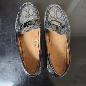 Coach loafers. Very worn